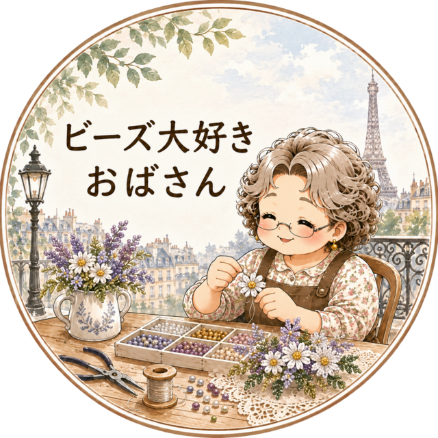 ビーズフラワーキット miniミモザ ウェブレシピ付 ビーズはワイヤーに