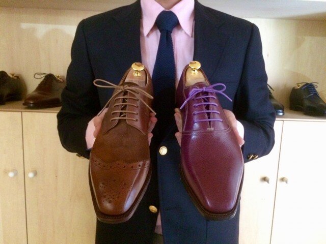 受注生産】ハンドソーンウェルテッド製法 Swallowtail brogue Oxford | iichi  日々の暮らしを心地よくするハンドメイドやアンティークのマーケットプレイス