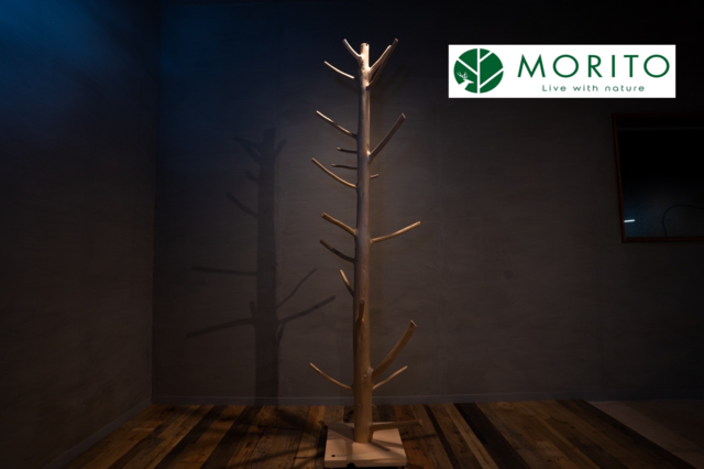 HINOKI LOG STOOL 森の丸太スツール＜ヒノキ磨き仕上げ