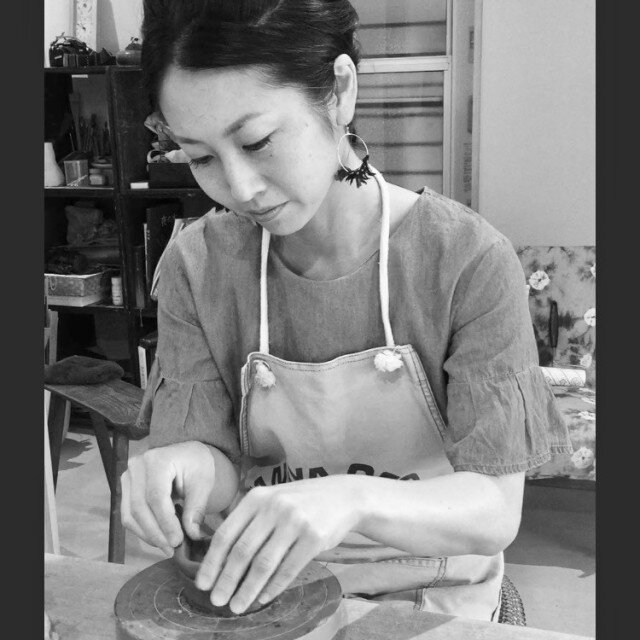 昭和レトロ/1950年代物】 掛軸タイプ 須磨夏郷 桔梗 萩 はぎ ききやう