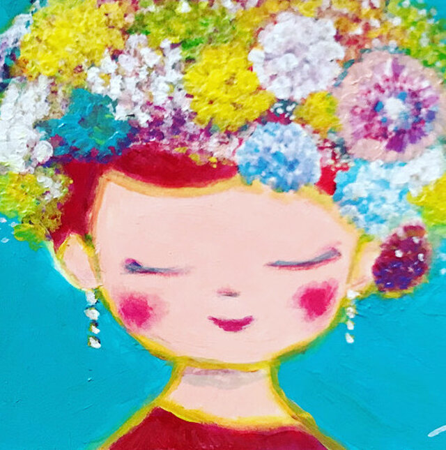 原画「共に… 」水彩イラスト ※木製ホワイト額縁入り | iichi