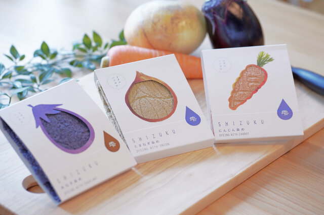 雫～SHIZUKU～】 にんじん染め フェイスタオル | iichi 日々の暮らしを