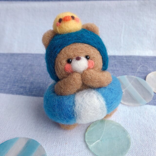 お正月飾り羊毛フェルトの大きな鏡餅 | iichi 日々の暮らしを心地よく