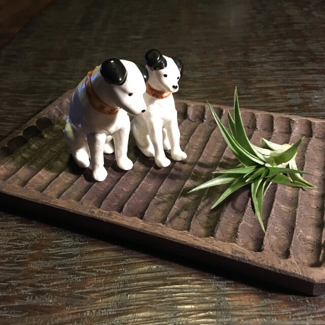 我谷盆 胡桃 20×9×2cm ブラウン | iichi 日々の暮らしを心地よくする