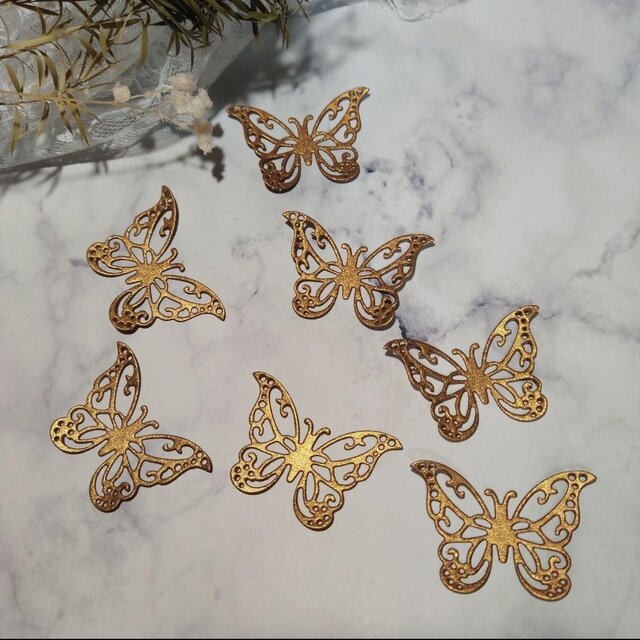 中サイズ ダイカット 窓 くすみカラー 20枚 アルバム コラージュ