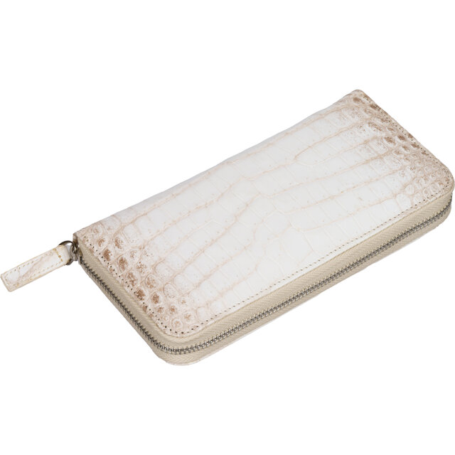 スキンダプサス ホワイトクロコダイル 超お得株 スキンダプサス