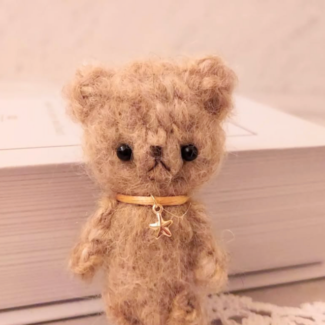 6.5cm】白猫の小さなあみぐるみ 白い猫 ねこ | iichi 日々の暮らしを