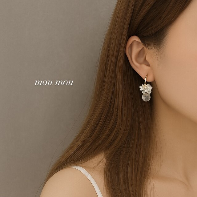 うるうる ちゅるん オーロラしずく 【 ﾋﾟｱｽ / ｲﾔﾘﾝｸﾞ】 | iichi 日々の