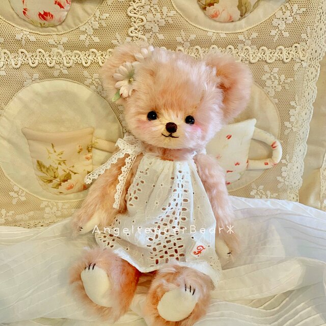 お花のボンネット・エーデルワイス【白】 | iichi 日々の暮らしを