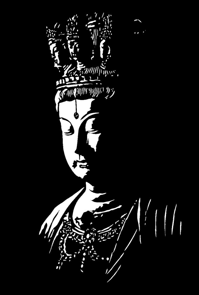 阿弥陀如来切り絵　A3サイズ 阿弥陀如来切り絵 A3サイズ 阿弥陀如来】Mサイズ（424㎜×545㎜）│