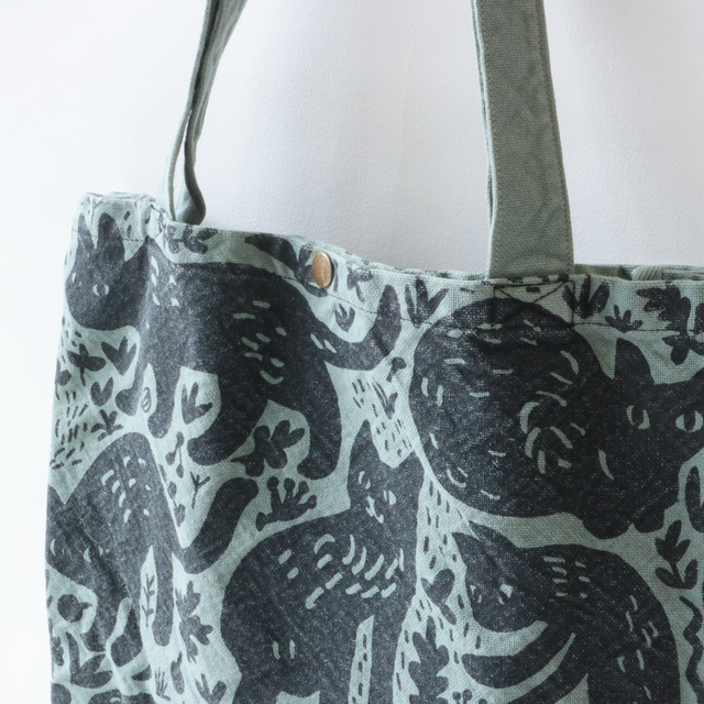 黒猫プリントバッグご予約受付中