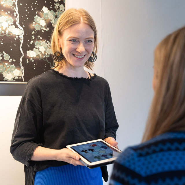 岡本レーナさんと作るヴィンテージ着物パネル・ワークショップ 12月18日 11:00- or 14:00- 開催