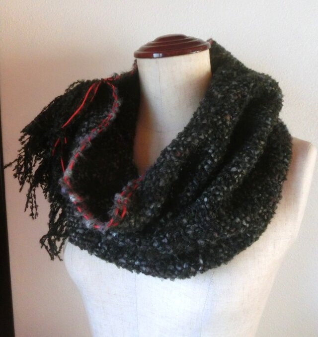 トイプードルみたいなスヌードを織る ワークショップ