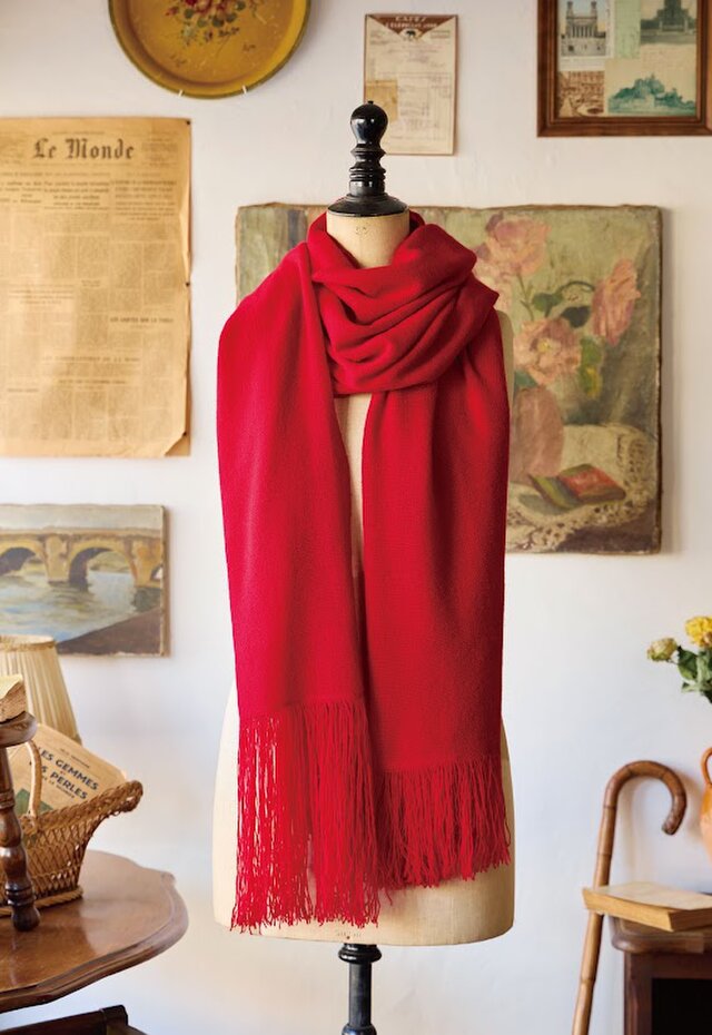 冬のある日 at dusk 織物展