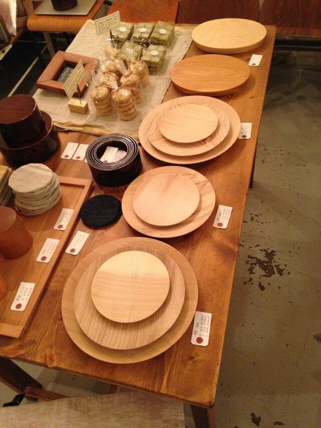 素材と暮らす道具展 vol.4 ~木の器で味わう奈良のおやつ~