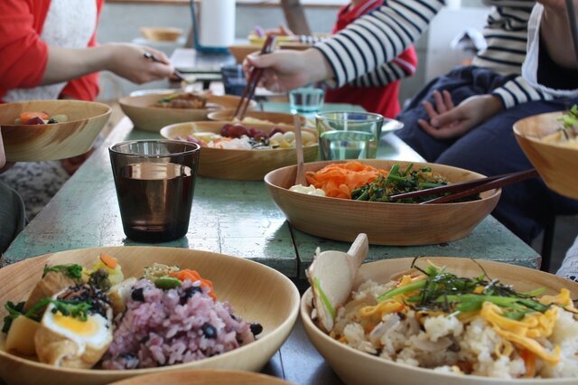 ”四季を味わう木の器”でいただく安曇野の夏　ランチ会