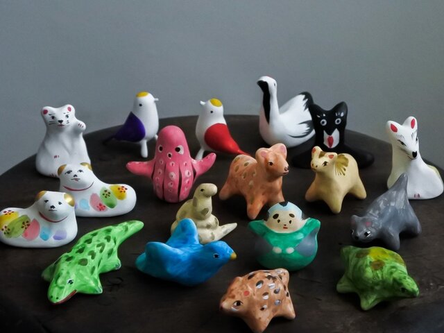 前田ビバリー個展 いろんな置き物