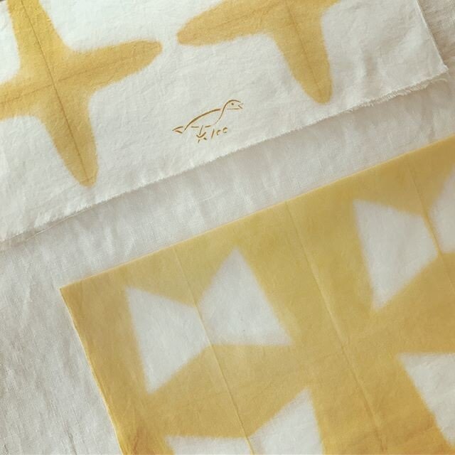 ワークショップ「べんがら染め板締め絞り／手ぬぐいを染めてみよう」