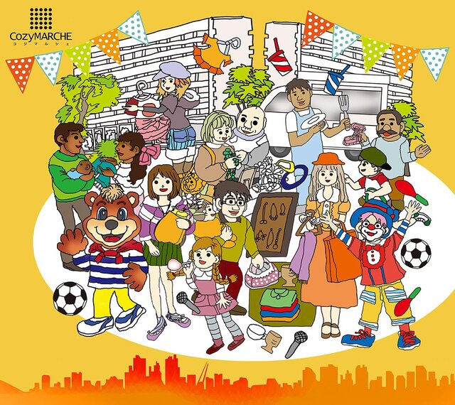 コジマルシェ in 小島町二丁目団地SC☆江戸川区金魚まつり同日