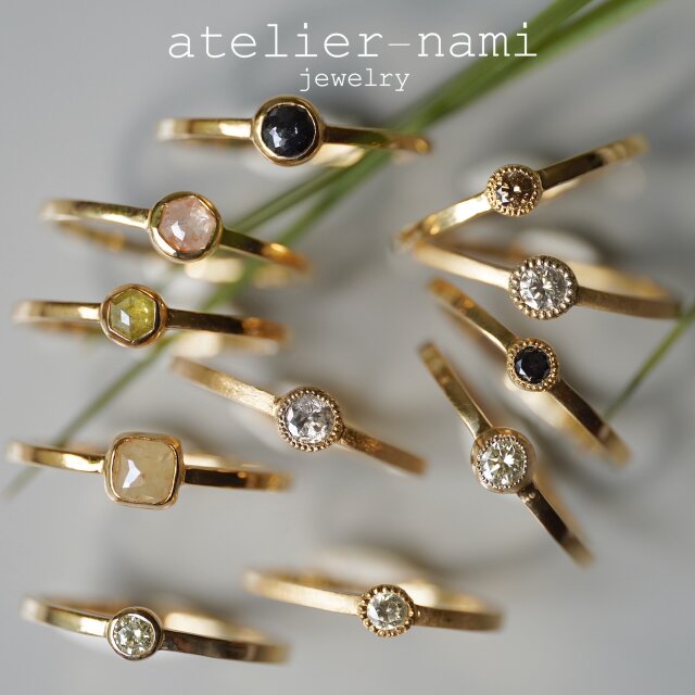 atelier-nami ダイヤリング・ネックレス展示販売