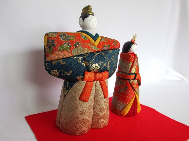 豆雛♡木目込人形♡雛祭り 木目込人形 ひな人形 坐雛 豆雛 【人形堂】