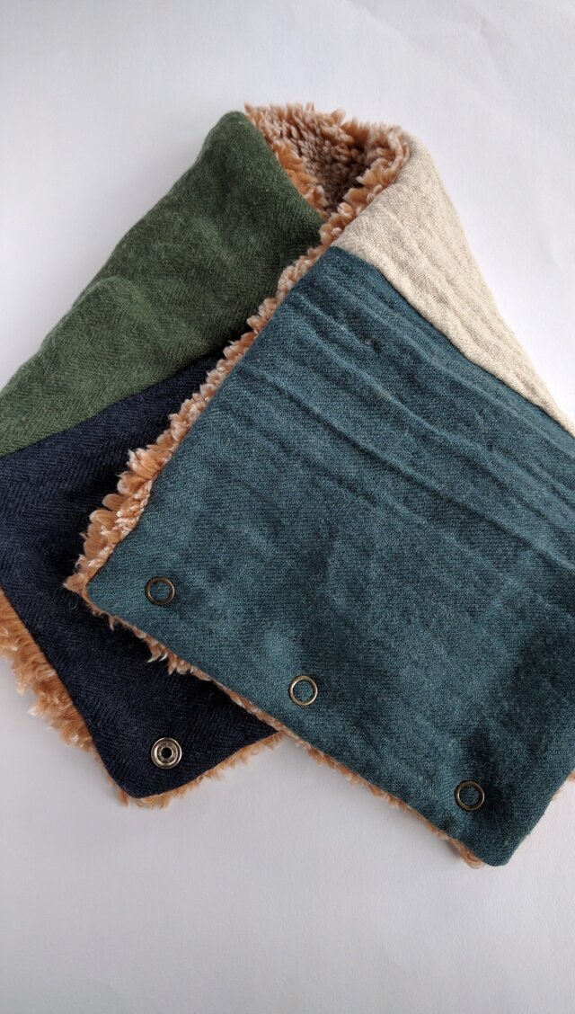 大きなモコモコネックウォーマー　16-11