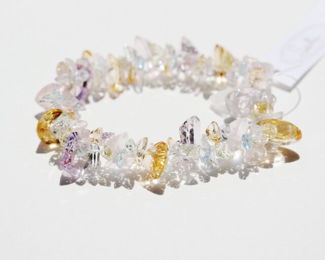 一点もの、 ◯ミックス天然石のバングル