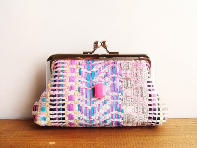 【角丸S Pouch】 "MALHIA KENT"FANCY TWEED/16-PS007の画像1枚目