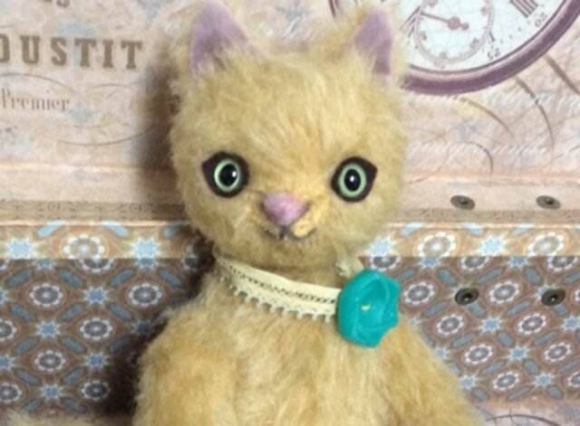 猫ぬいぐるみ(黄色)の画像1枚目