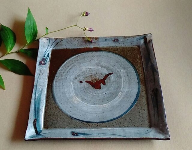 麦の角大皿の画像1枚目