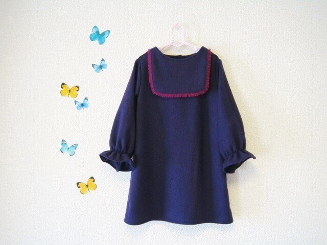 Box Collar One-Pieceの画像1枚目