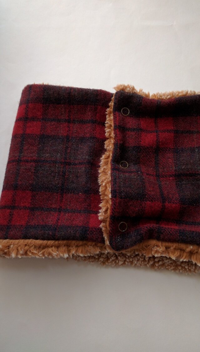 大きなモコモコネックウォーマー　16-13