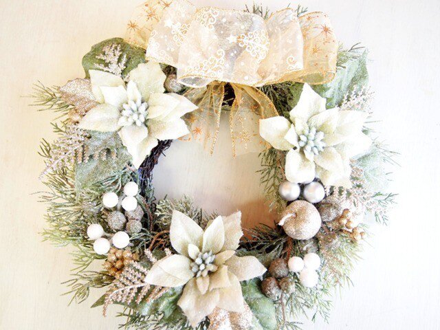 専用＊Halloween＊キラキラクリーミー　大きなフェイクリース 専用＊Halloween＊キラキラクリーミー 大きなフェイクリース