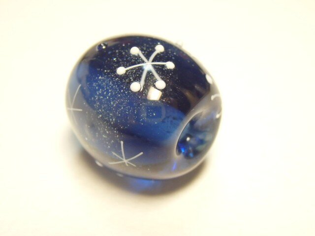 とんぼ玉 とんぼ玉＊雪の結晶しりーず | iichi 日々の暮らしを心地よくする