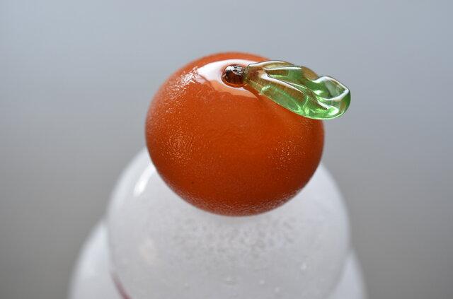 ガラスの鏡餅（小） | iichi 日々の暮らしを心地よくするハンドメイド