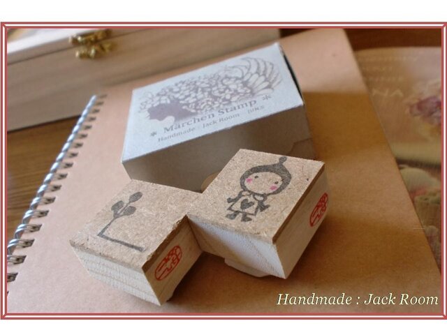 メルヘンスタンプ 消しゴムはんこI1 ハートの画像1枚目