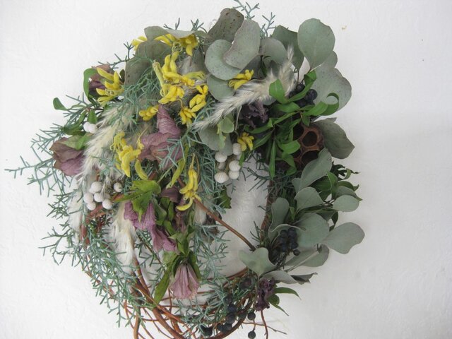 カンガルーポーの冬のwreathの画像1枚目