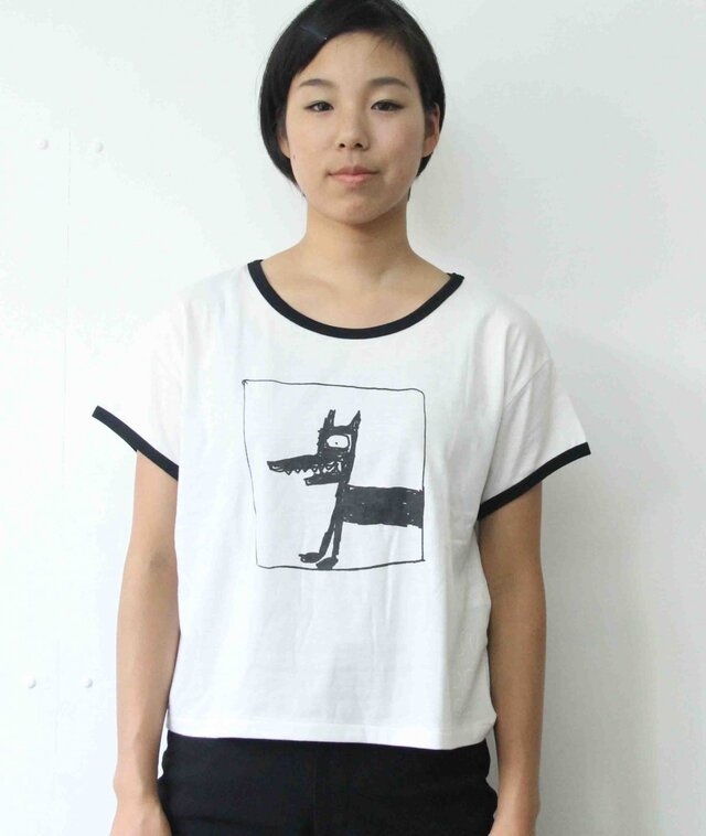 OUTLET No.053 ショート丈Tシャツ | iichi ハンドメイド・クラフト作品・手仕事品の通販