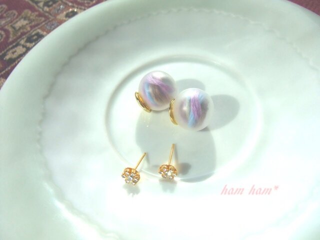 氷の中のせかい ~薄明色の糸×雪の結晶~の画像1枚目