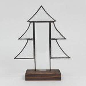 ステンドグラス クリスマスツリー ベベルクリアーの画像1枚目