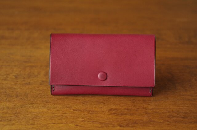 【受注生産】Business Card Case/raspberryの画像1枚目