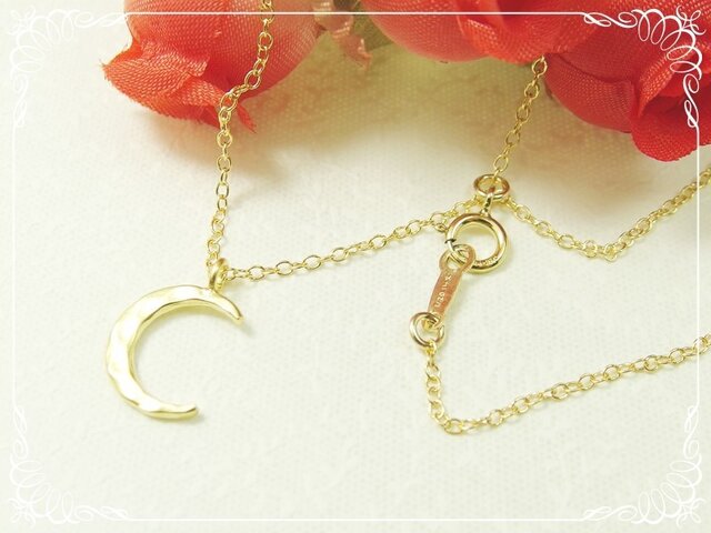 *感謝価格**14kgf***N50*三日月☆ネックレスの画像1枚目