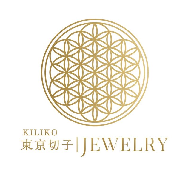 KILIKO JEWELRY(東京切子）ピアス reflection / 麻乃葉 ブルー+ 雅七宝