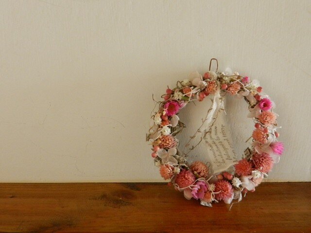 ナチュラルリース・・・春の花色・・・の画像1枚目