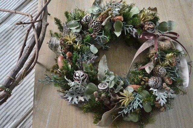 エバーグリーンのwreathの画像1枚目