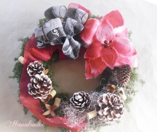 2016 フレッシュ クリスマス リースの画像1枚目