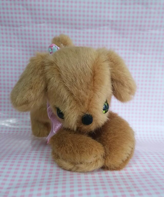 ふわふわぬいぐるみ☆おさんぽわんちゃん☆茶の画像1枚目