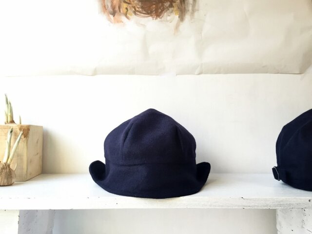 DEERCAP | WOOLBEAVER DEEPNAVY 【M:56~59cm】の画像1枚目