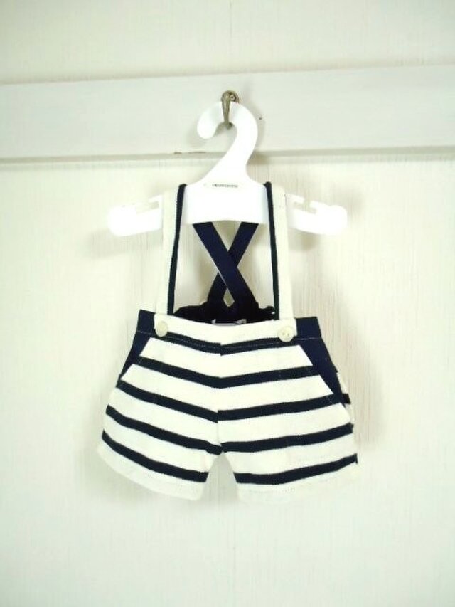 ダッフィーお洋服 カットソーボーダーのパンツの画像1枚目