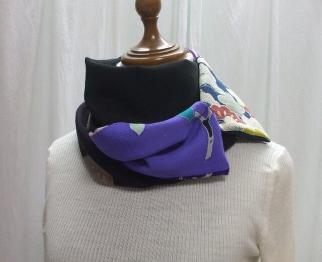 古布ストール 着物リメイク 絹 | iichi 日々の暮らしを心地よくする